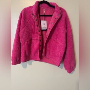 NWT Pink Fleece Jacket